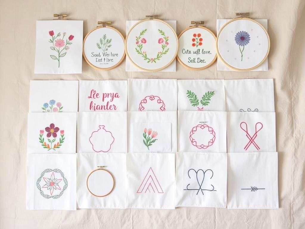 beginner embroidery patterns