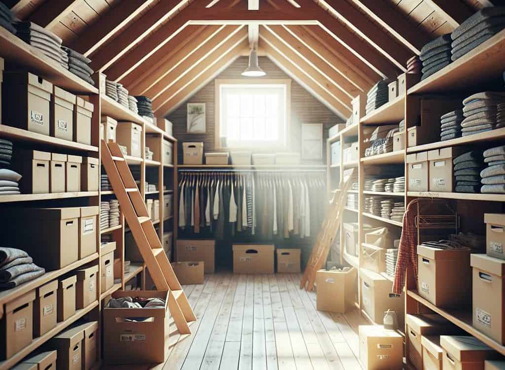 featured making the most of attic storage space