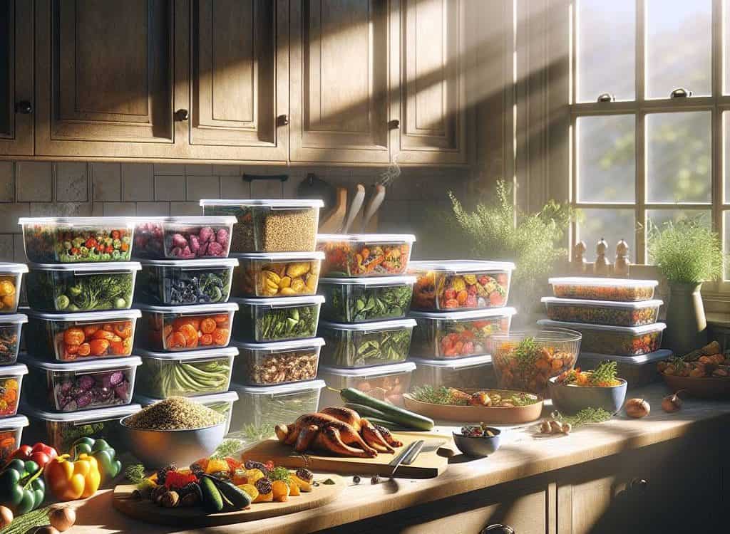 featured weekday meal batch cooking