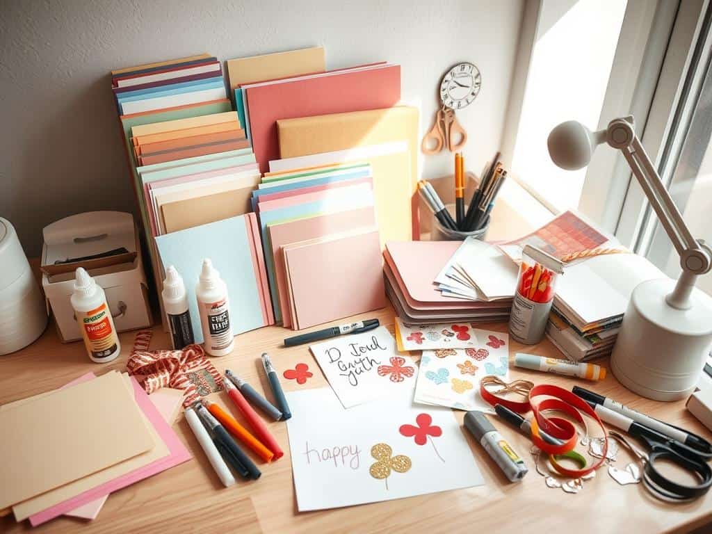 materials for DIY cards