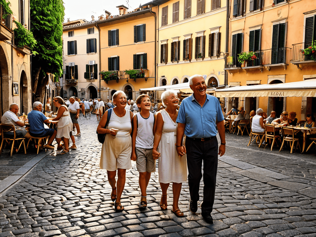 The Cultural Importance of Passeggiata scene