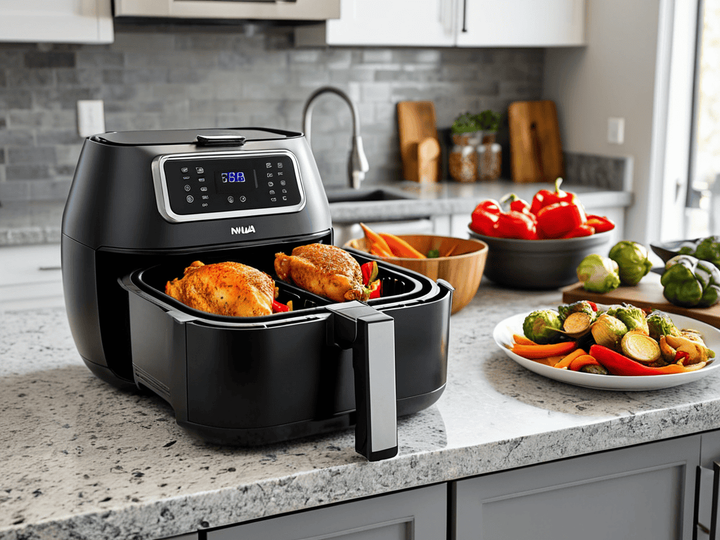 A Busy Family's Review of the Ninja Foodi Dual Zone Air Fryer 4 Key Features in Action