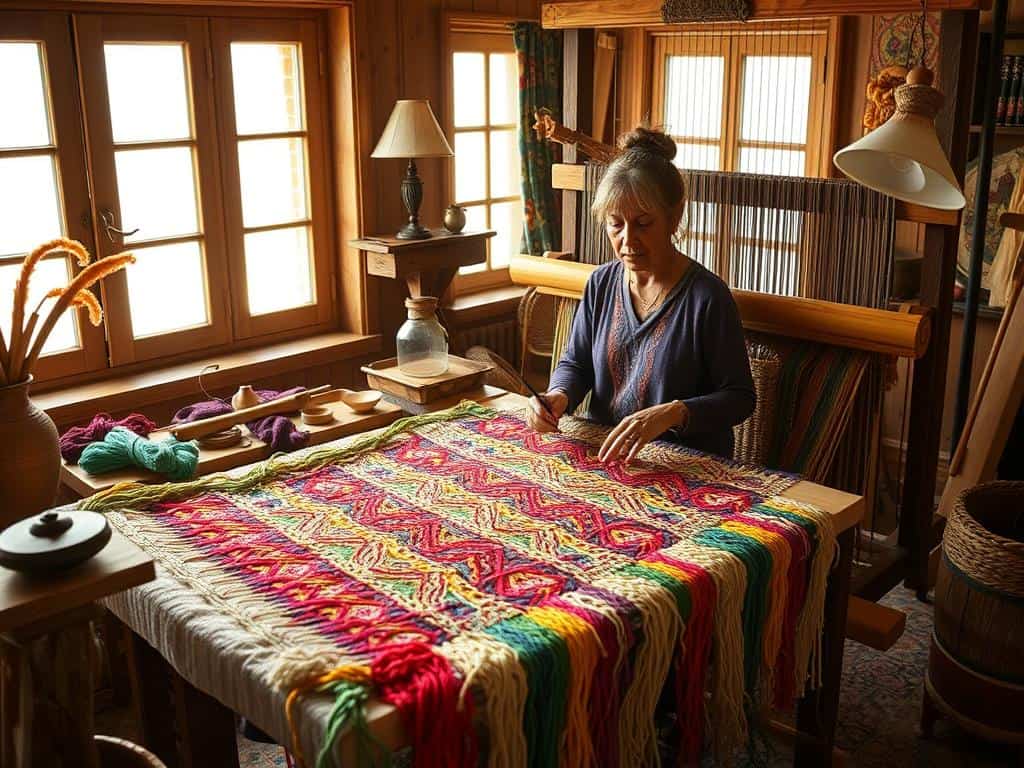 crafting handmade rugs