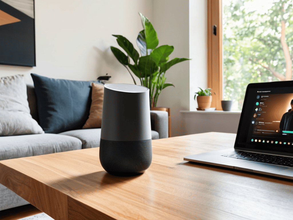 Google Home smart speaker device