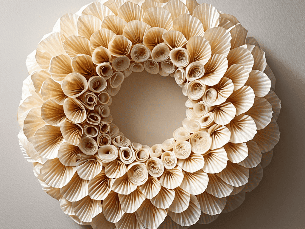 Weaving Wisdom coffee filter wreath tips