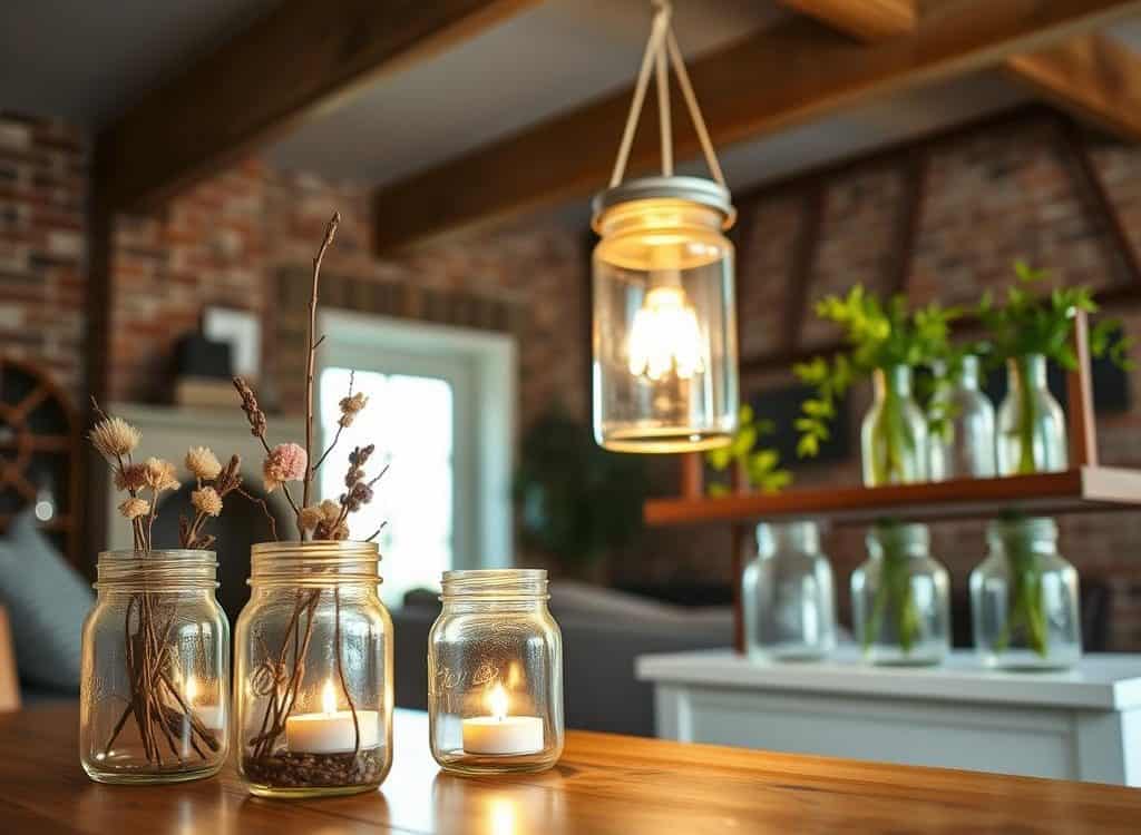 DIY mason jar decor
