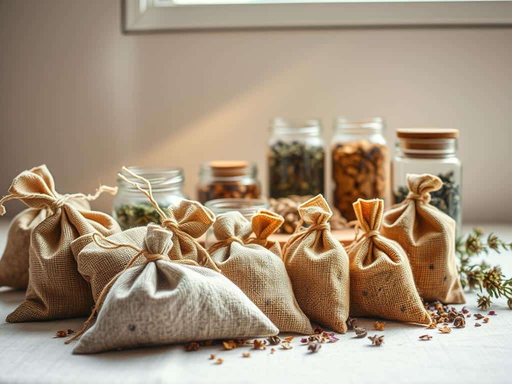 DIY scented sachets