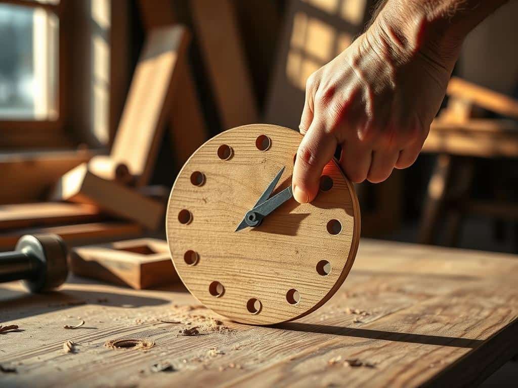 cutting clock shape