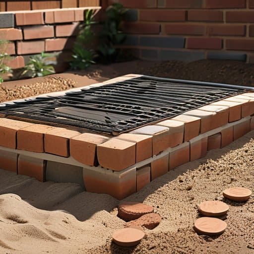 From Foundation to Feast: brick oven base