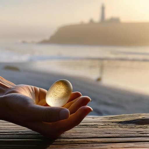 Tying the Tides of Touch, pebble-shaped pod