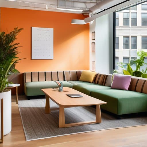 Wrapping It All Up: modern office lounge