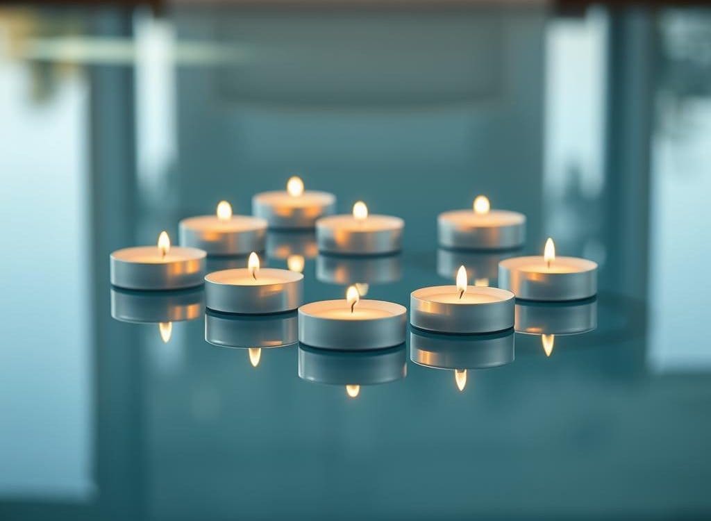 Floating candle decor