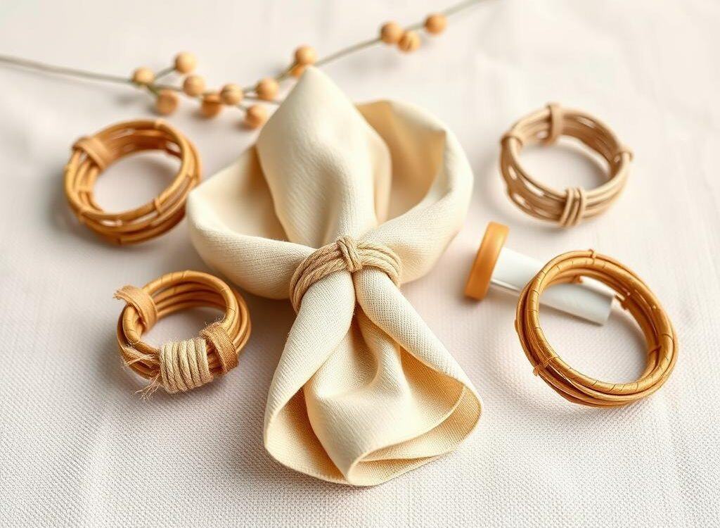 Handmade napkin rings