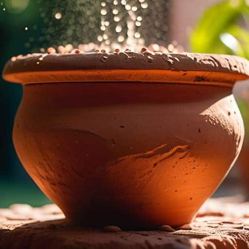 Low-tech evaporative cooling in ancient architecture.