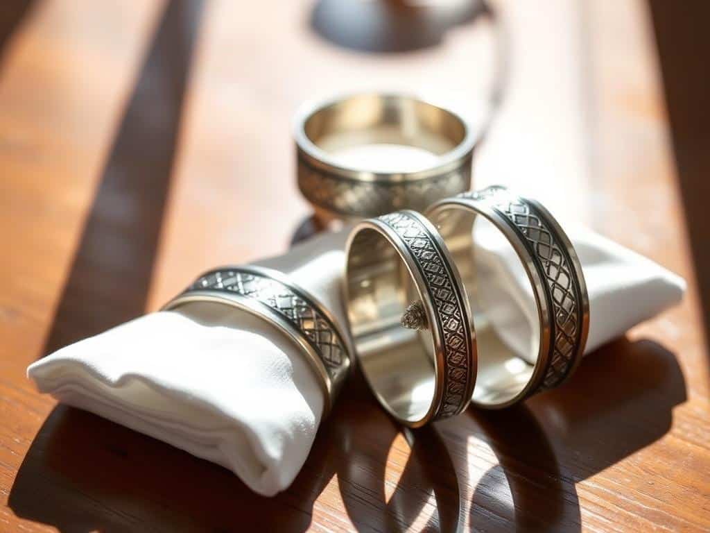 metal napkin rings