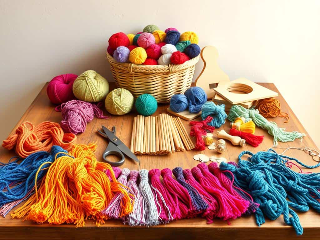 materials for DIY tassels materials for DIY tassels