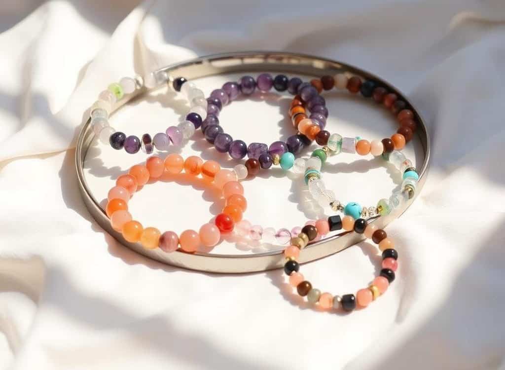 Gemstone bracelets