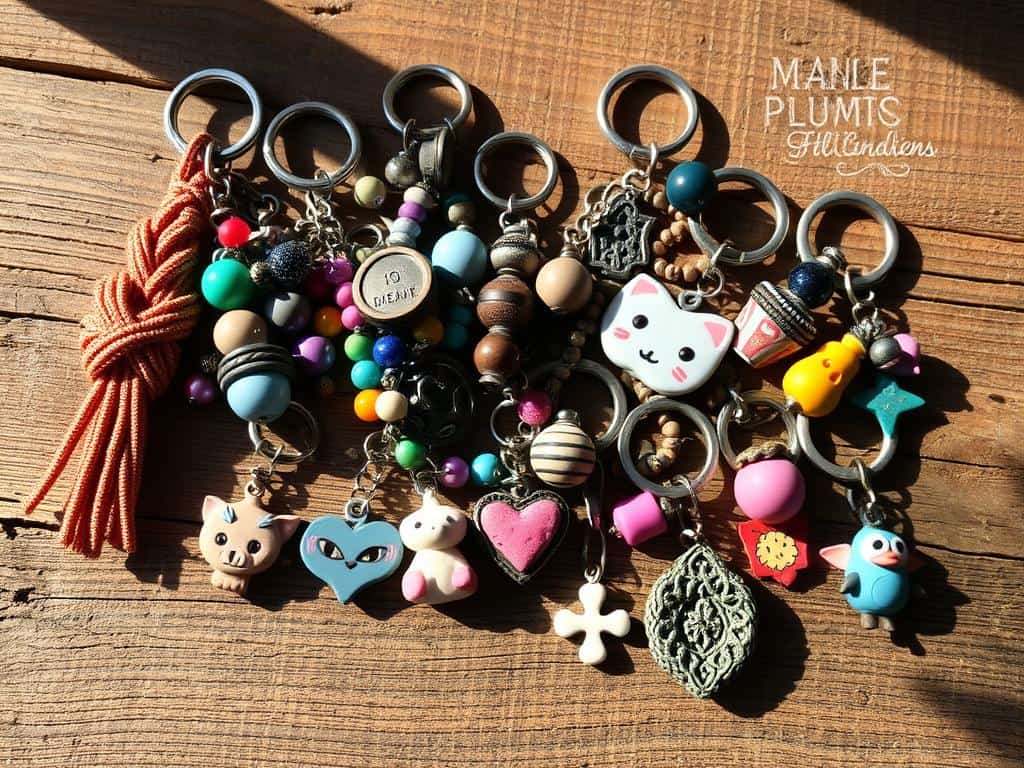 creative handmade keychains