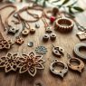 Wood jewelry